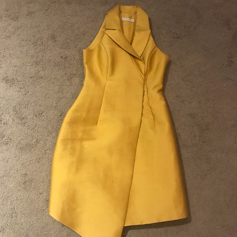 John Paul Ataker elegant gold dress